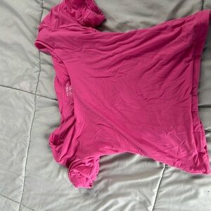 Vibrant Pink Short Sleeve Tee